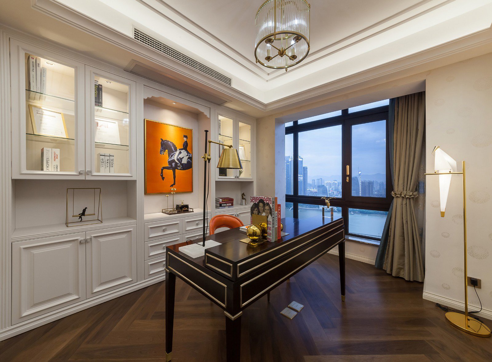 法式風(fēng)格家裝設(shè)計(jì)室內(nèi)裝修效果圖-書房 法式風(fēng)格家裝設(shè)計(jì)室內(nèi)裝修效果圖-書房