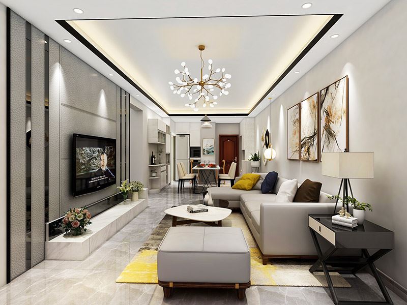 佛山市中建順控&middot;云熙悅城現(xiàn)代簡約風格三居室裝修案例