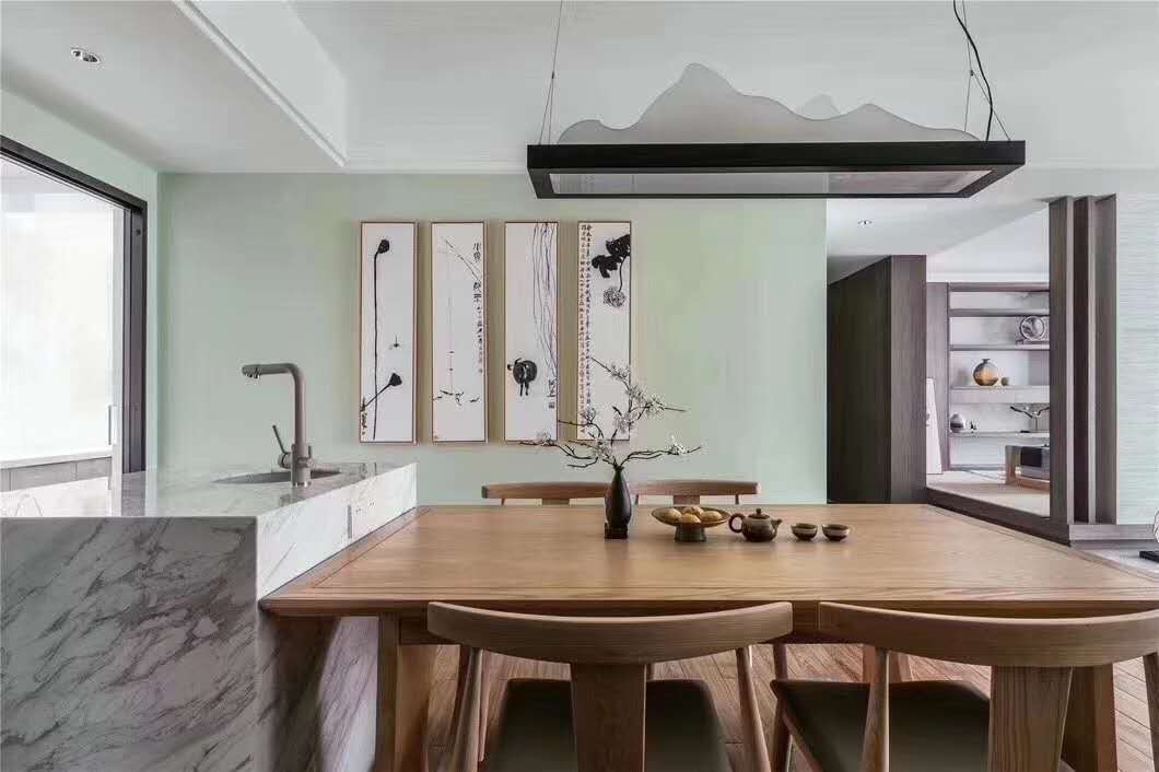 星海岸三居126平米現(xiàn)代簡約風(fēng)格裝修案例-餐廳 星海岸三居126平米現(xiàn)代簡約風(fēng)格裝修案例-餐廳