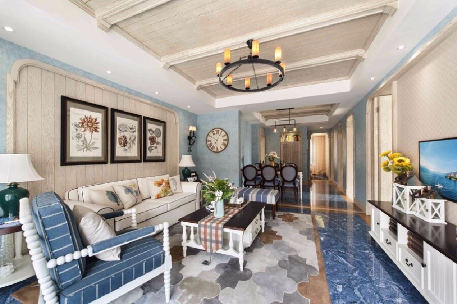 廣州市品實(shí)云湖花城地中海風(fēng)格別墅裝修案例