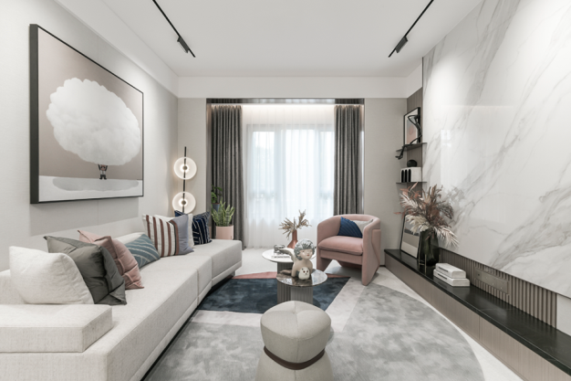 現(xiàn)代簡約風(fēng)格室內(nèi)設(shè)計家裝案例-客廳 現(xiàn)代簡約風(fēng)格室內(nèi)設(shè)計家裝案例-客廳