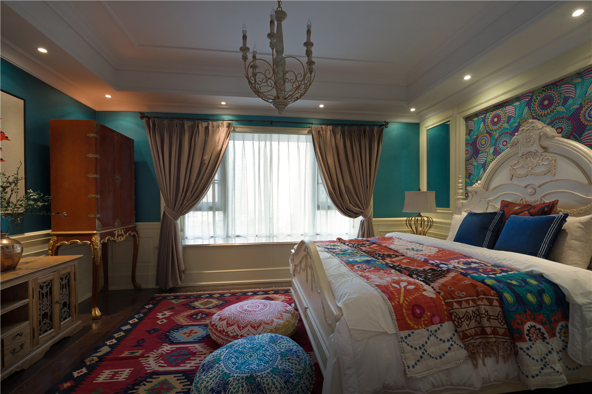 田園混搭風(fēng)格家裝設(shè)計(jì)室內(nèi)裝修效果圖-臥室 田園混搭風(fēng)格家裝設(shè)計(jì)室內(nèi)裝修效果圖-臥室