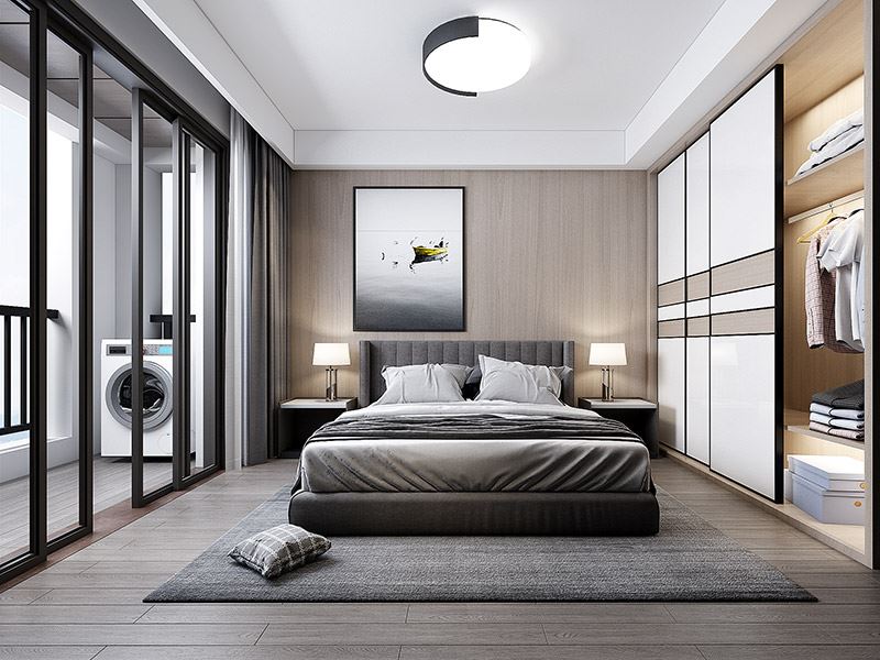 常州市四季新城南苑北歐風(fēng)格三居室裝修案例