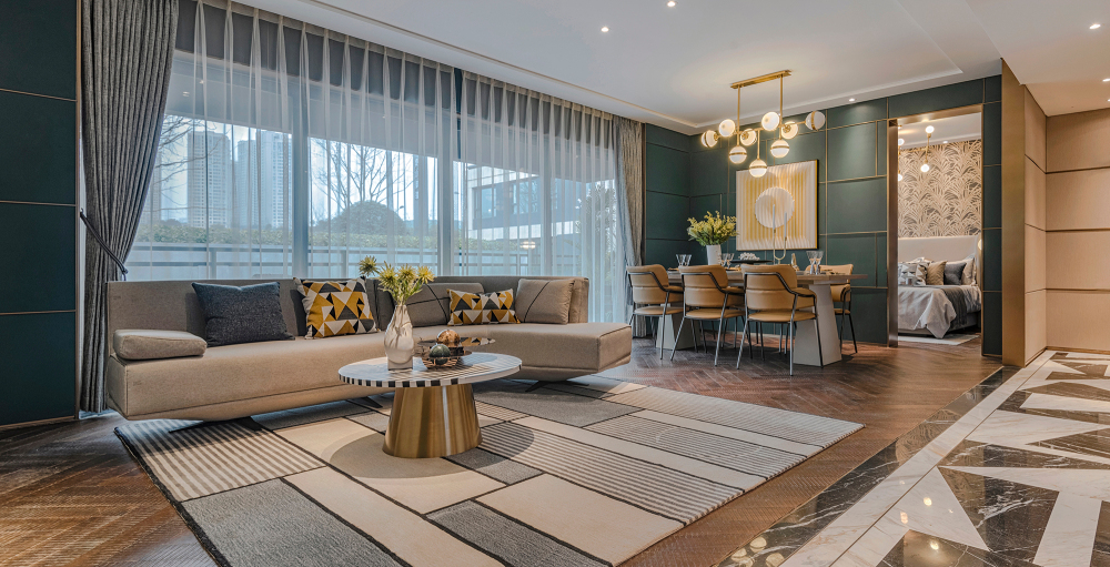 簡約輕奢風(fēng)格室內(nèi)設(shè)計(jì)家裝案例-客廳 簡約輕奢風(fēng)格室內(nèi)設(shè)計(jì)家裝案例-客廳