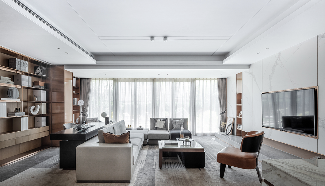 現(xiàn)代簡約風(fēng)格室內(nèi)設(shè)計家裝案例-客廳落地窗 現(xiàn)代簡約風(fēng)格室內(nèi)設(shè)計家裝案例-客廳落地窗