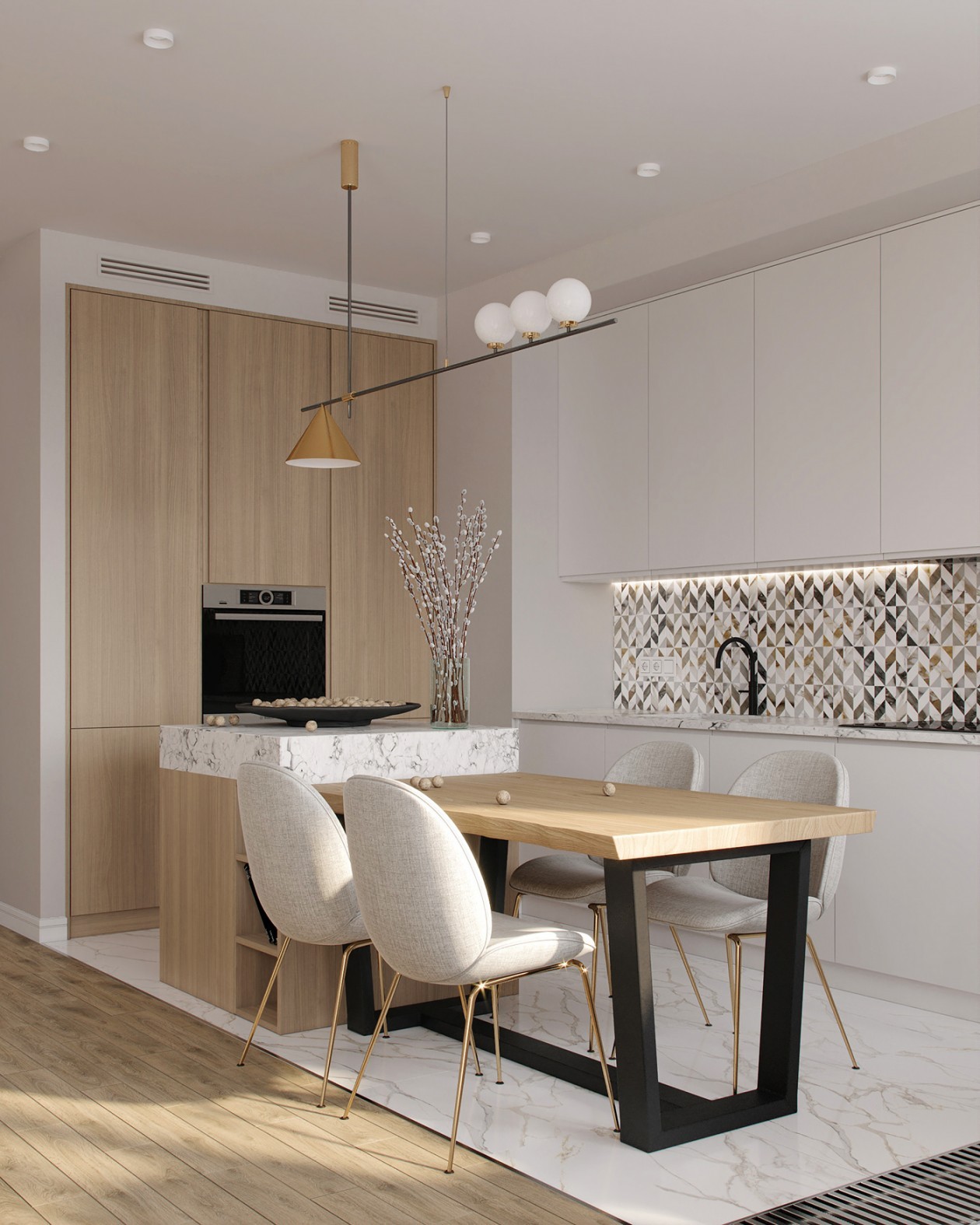 北歐簡約原木風(fēng)格家裝設(shè)計室內(nèi)裝修效果圖-餐廳 北歐簡約原木風(fēng)格家裝設(shè)計室內(nèi)裝修效果圖-餐廳