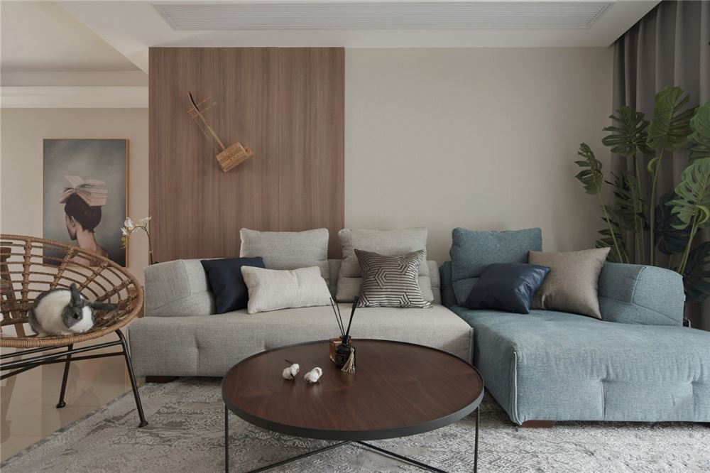 陽(yáng)江市御墅龍山北歐風(fēng)格二居室裝修案例