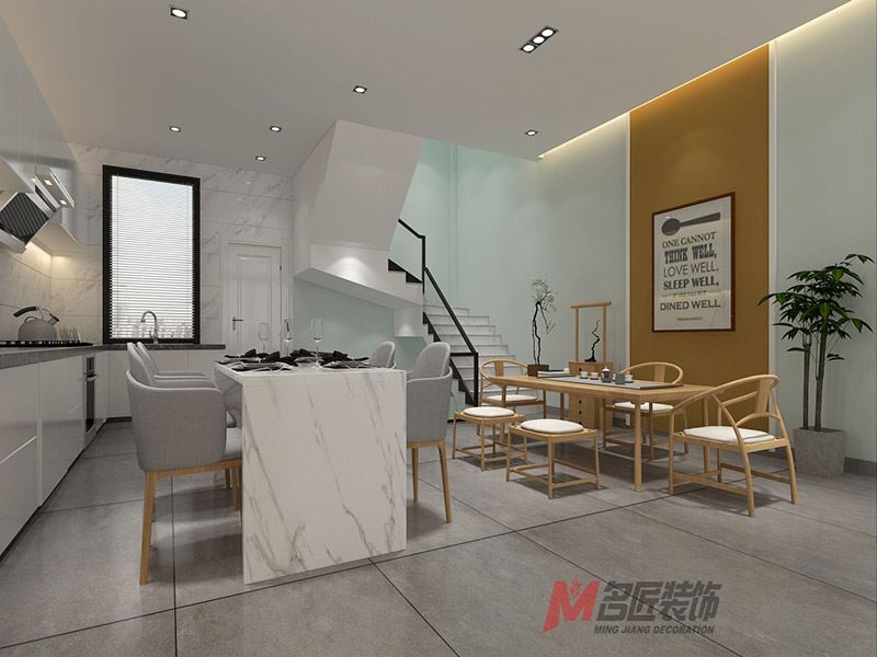 臺州市濱海灣花苑北歐風(fēng)格別墅裝修案例