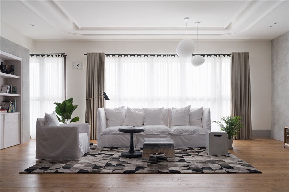 廣州市碧桂園天璽灣北歐風格三居室裝修案例