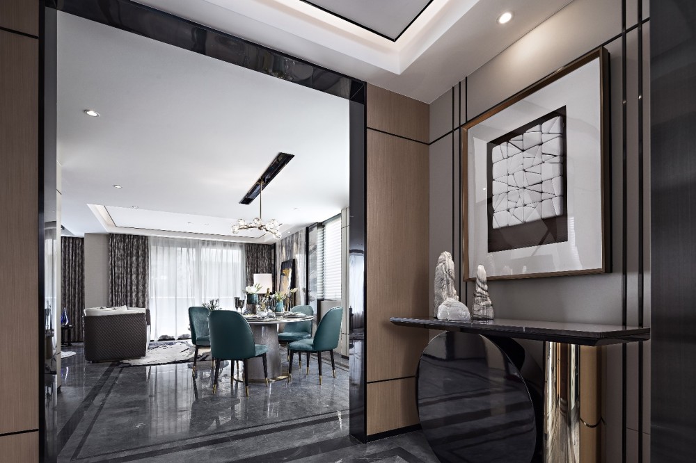 新中式風(fēng)格別墅室內(nèi)設(shè)計(jì)家裝案例-餐廳 新中式風(fēng)格別墅室內(nèi)設(shè)計(jì)家裝案例-餐廳