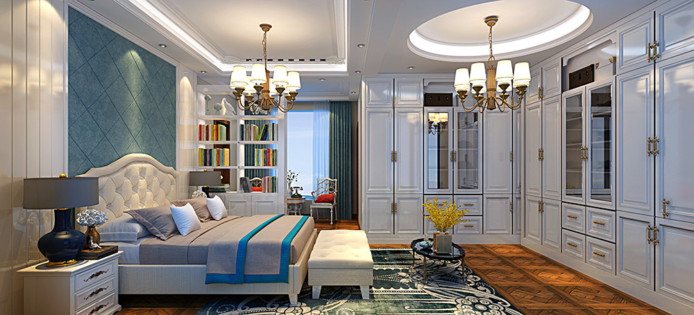 歐式風(fēng)格別墅裝修設(shè)計(jì)效果圖-萬(wàn)科水晶城別墅425平米-別墅裝修設(shè)計(jì)次臥 歐式風(fēng)格別墅裝修設(shè)計(jì)效果圖-萬(wàn)科水晶城別墅425平米-別墅裝修設(shè)計(jì)次臥