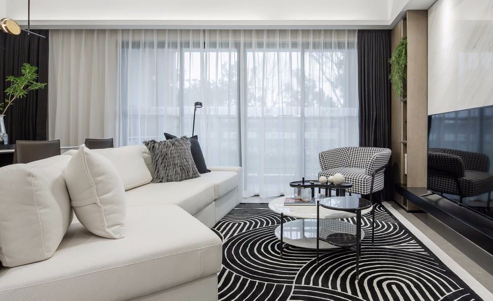 佛山市雅居樂·江畔明珠現(xiàn)代簡約風(fēng)格三居室裝修案例