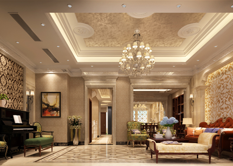 佛山市金地·中南·新城大境歐式風(fēng)格別墅裝修案例