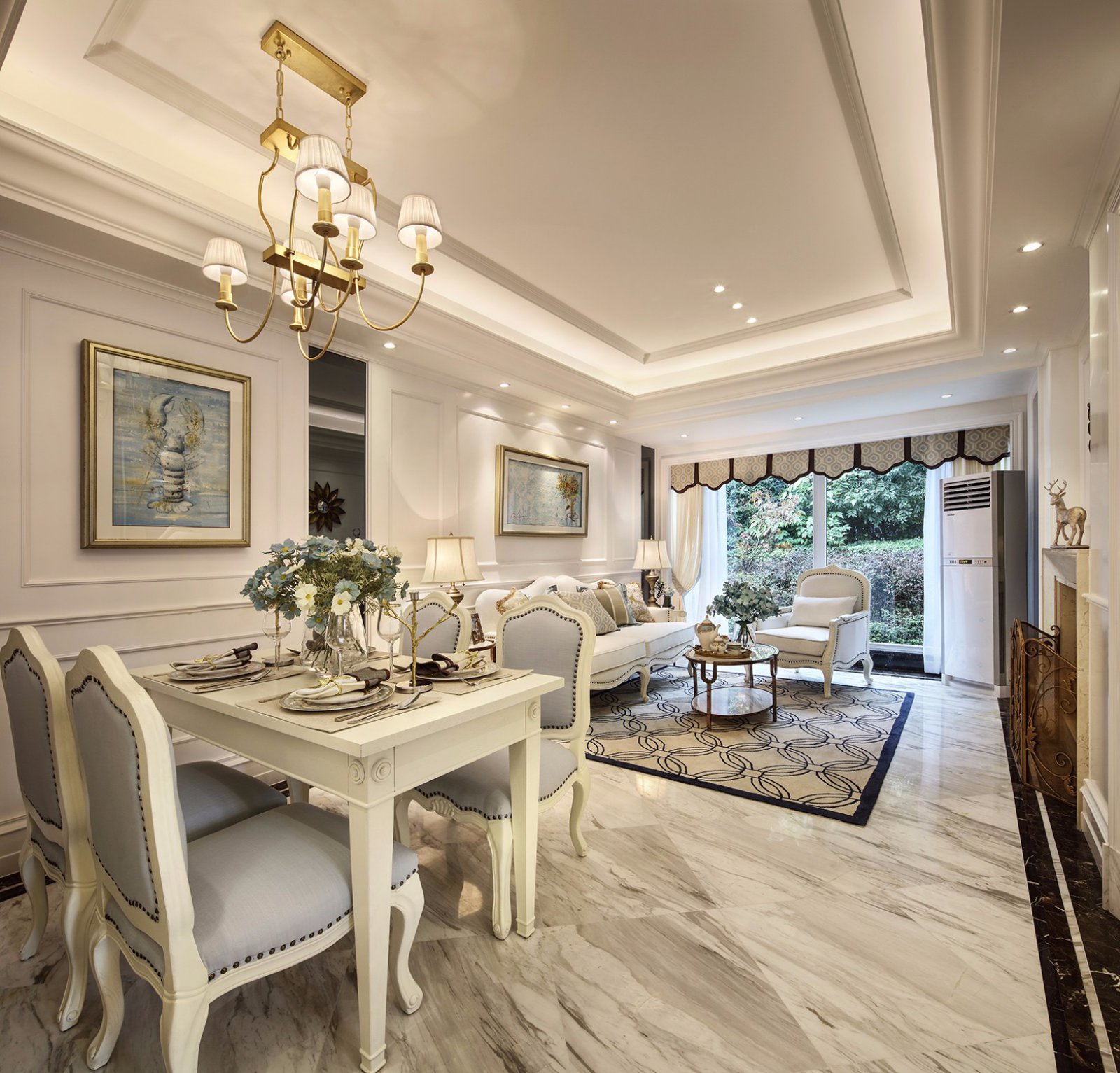 裝修案例歐式風格室內(nèi)裝修效果圖-餐廳 裝修案例歐式風格室內(nèi)裝修效果圖-餐廳