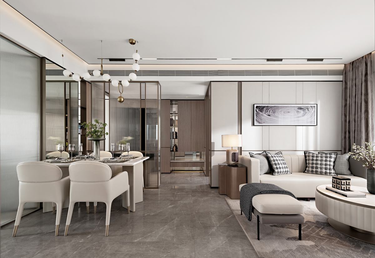 日式侘寂風(fēng)格室內(nèi)設(shè)計家裝案例-客餐廳 日式侘寂風(fēng)格室內(nèi)設(shè)計家裝案例-客餐廳