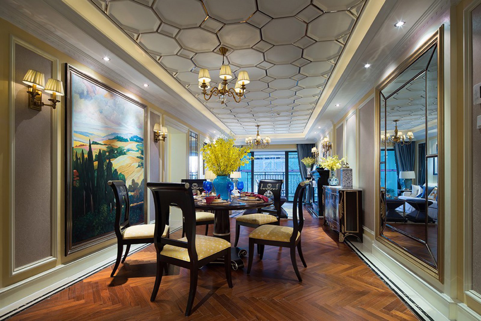 佛山裝修公司歐式田園風(fēng)格室內(nèi)裝修效果圖-餐廳 佛山裝修公司歐式田園風(fēng)格室內(nèi)裝修效果圖-餐廳