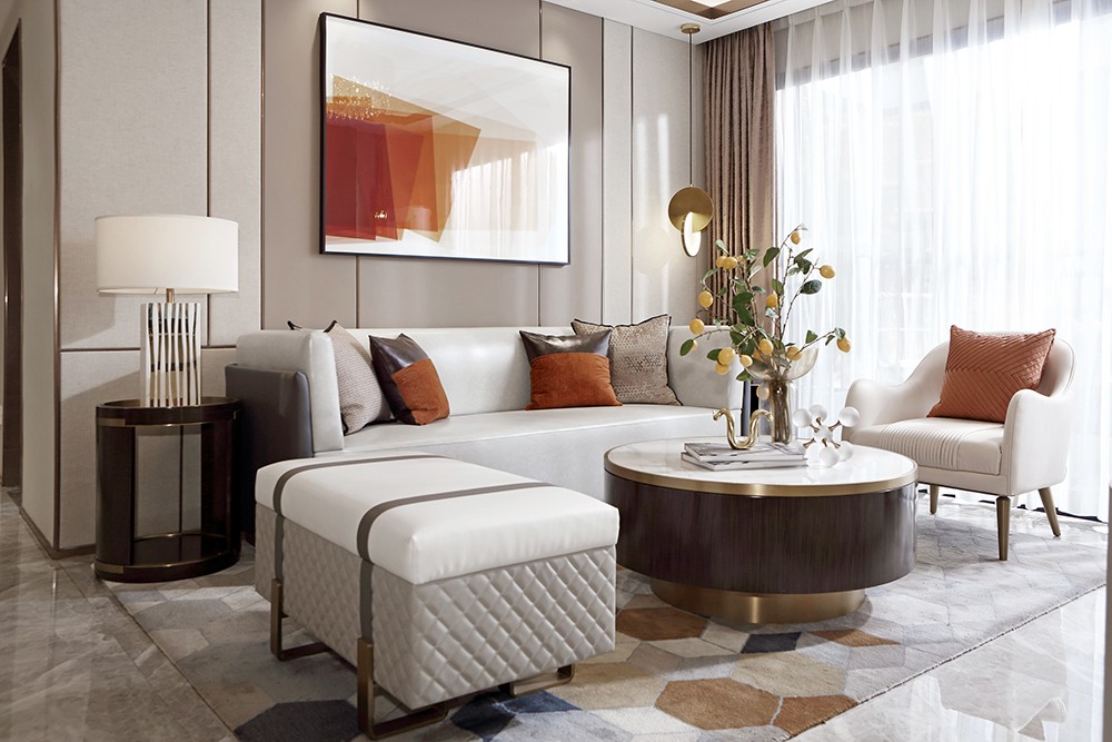 現(xiàn)代輕奢風(fēng)格家裝設(shè)計室內(nèi)裝修效果圖-客廳茶幾 現(xiàn)代輕奢風(fēng)格家裝設(shè)計室內(nèi)裝修效果圖-客廳茶幾