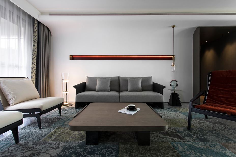 江門市城市名庭現(xiàn)代簡(jiǎn)約風(fēng)格三居室裝修案例