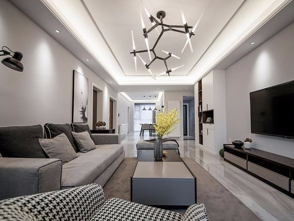 廣州市云東小區(qū)現(xiàn)代簡(jiǎn)約風(fēng)格三居室裝修案例