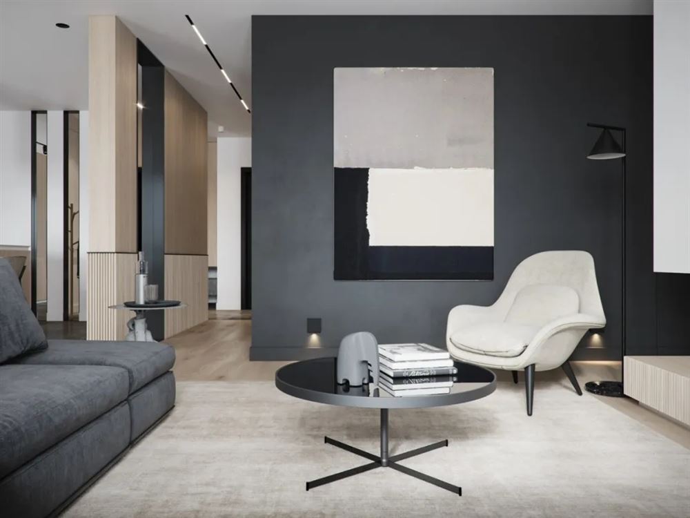 廣州市珠江帝景苑現(xiàn)代簡(jiǎn)約風(fēng)格三居室裝修案例