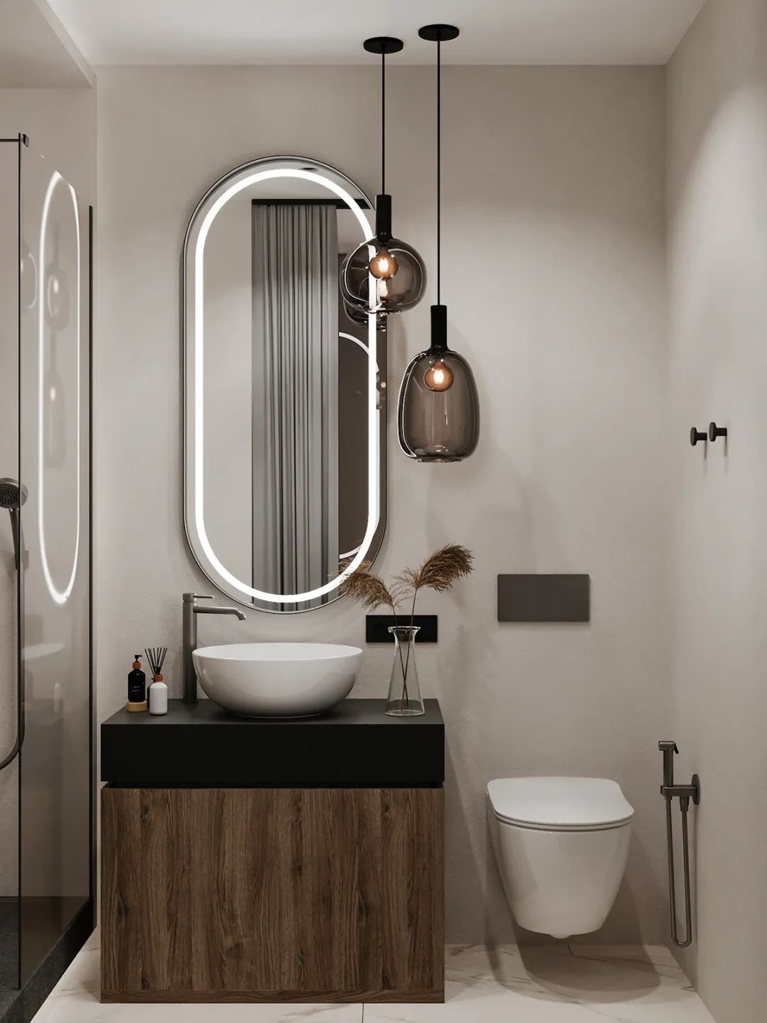 裝修案例現(xiàn)代簡約風(fēng)格室內(nèi)裝修效果圖-洗手間 裝修案例現(xiàn)代簡約風(fēng)格室內(nèi)裝修效果圖-洗手間