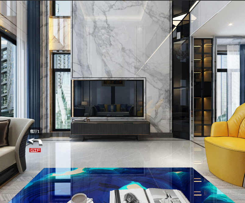 佛山市復地公園和光現(xiàn)代簡約風格別墅裝修案例