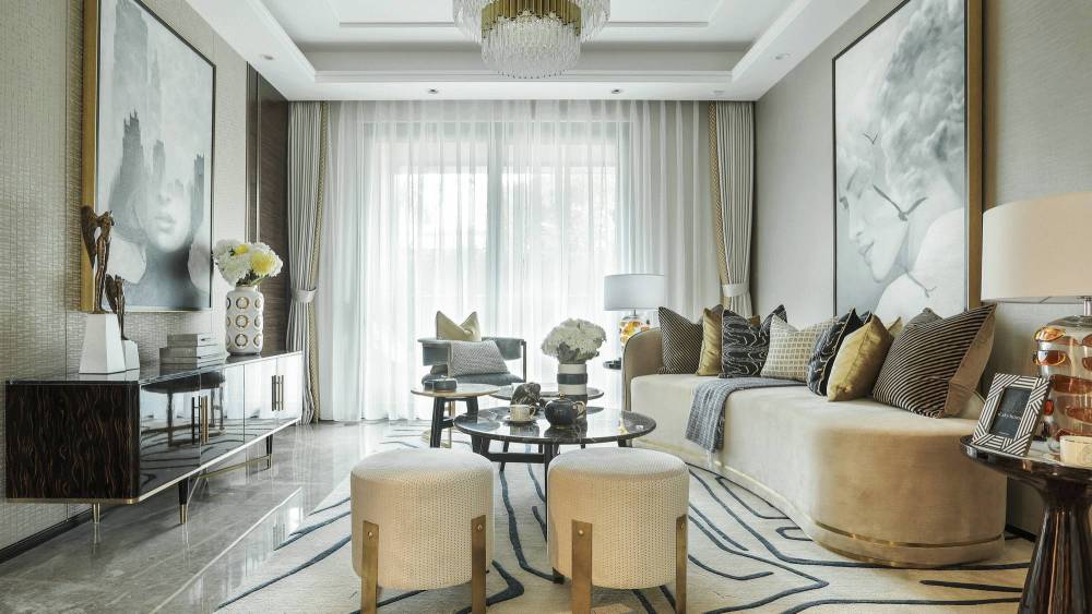 歐式英倫風(fēng)格室內(nèi)設(shè)計家裝案例-客廳 歐式英倫風(fēng)格室內(nèi)設(shè)計家裝案例-客廳