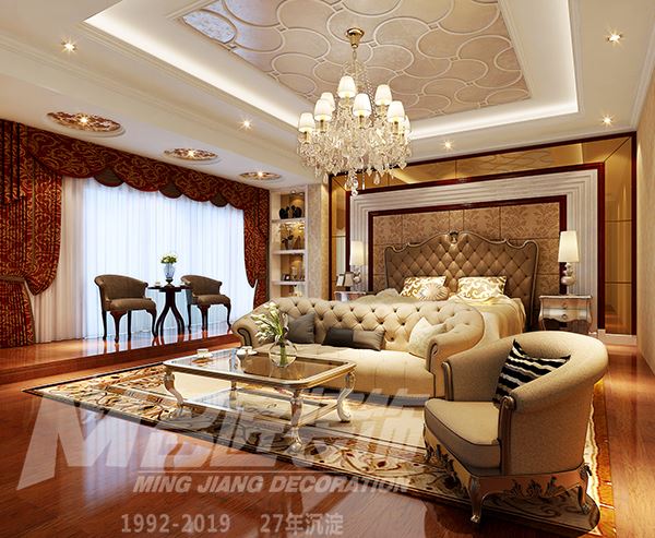 佛山市碧桂園南海悅城歐式風(fēng)格四居室裝修案例