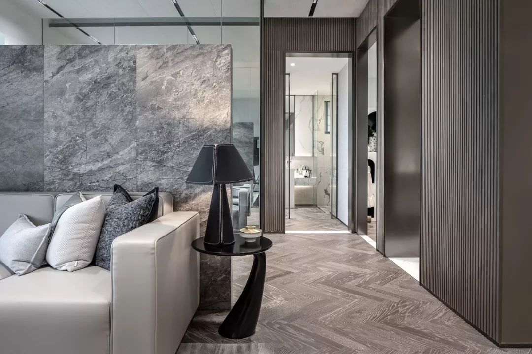 現(xiàn)代輕奢風(fēng)格室內(nèi)設(shè)計(jì)家裝案例-走廊