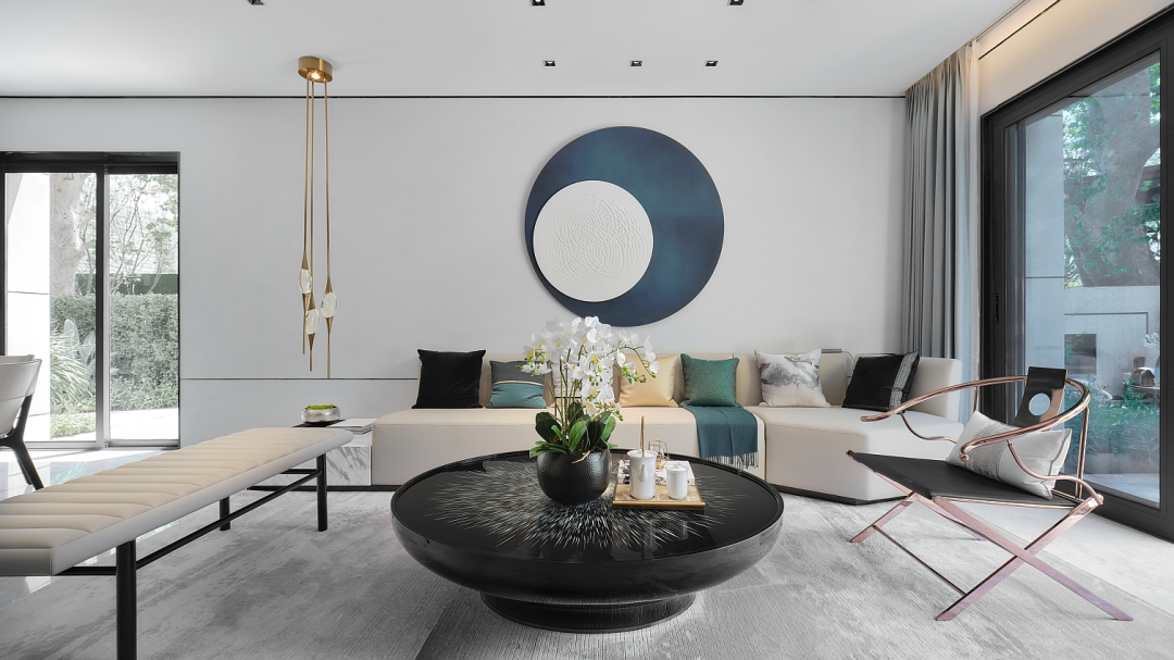 現(xiàn)代風格別墅室內設計家裝案例-客廳 現(xiàn)代風格別墅室內設計家裝案例-客廳