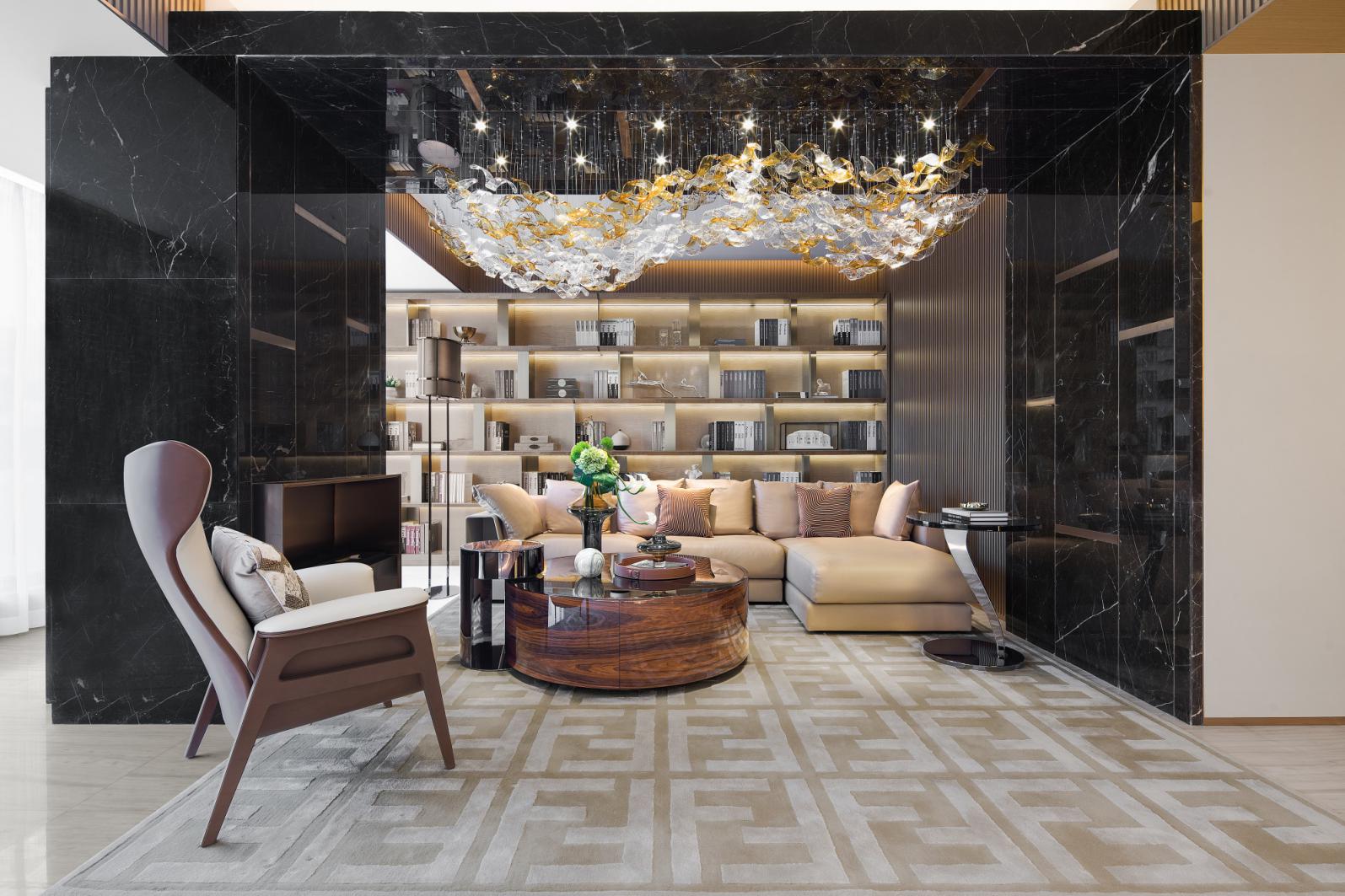 歐式輕奢風(fēng)格室內(nèi)設(shè)計(jì)家裝案例-客廳 歐式輕奢風(fēng)格室內(nèi)設(shè)計(jì)家裝案例-客廳