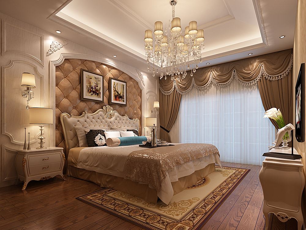 河源市城西花園歐式風(fēng)格別墅裝修案例