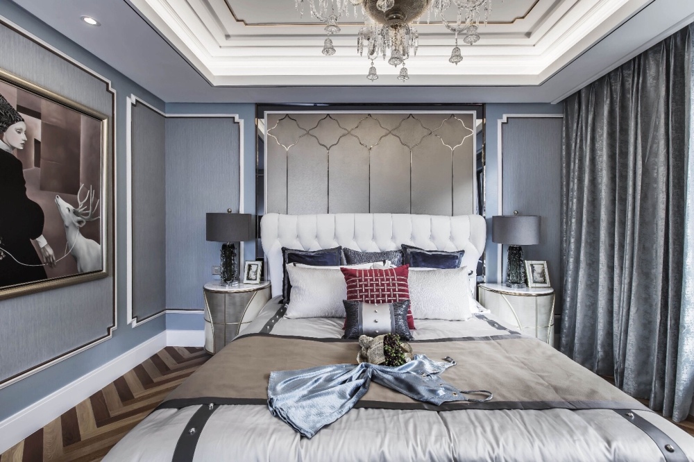 歐式復古風格別墅室內設計家裝案例-臥室 歐式復古風格別墅室內設計家裝案例-臥室