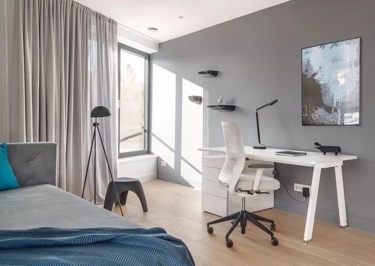 極簡原木風(fēng)格室內(nèi)設(shè)計家裝案例-次臥 極簡原木風(fēng)格室內(nèi)設(shè)計家裝案例-次臥