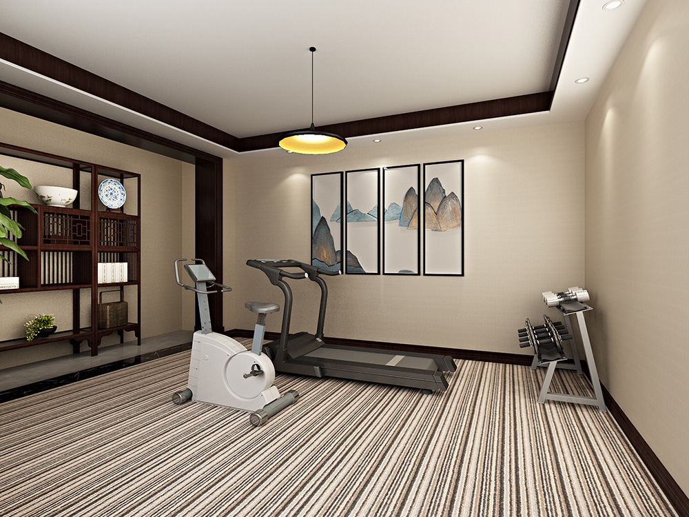 美式輕奢風格室內(nèi)裝修設計效果圖-恒大濱江左岸四居133平米-室內(nèi)健身室裝修設計 美式輕奢風格室內(nèi)裝修設計效果圖-恒大濱江左岸四居133平米-室內(nèi)健身室裝修設計