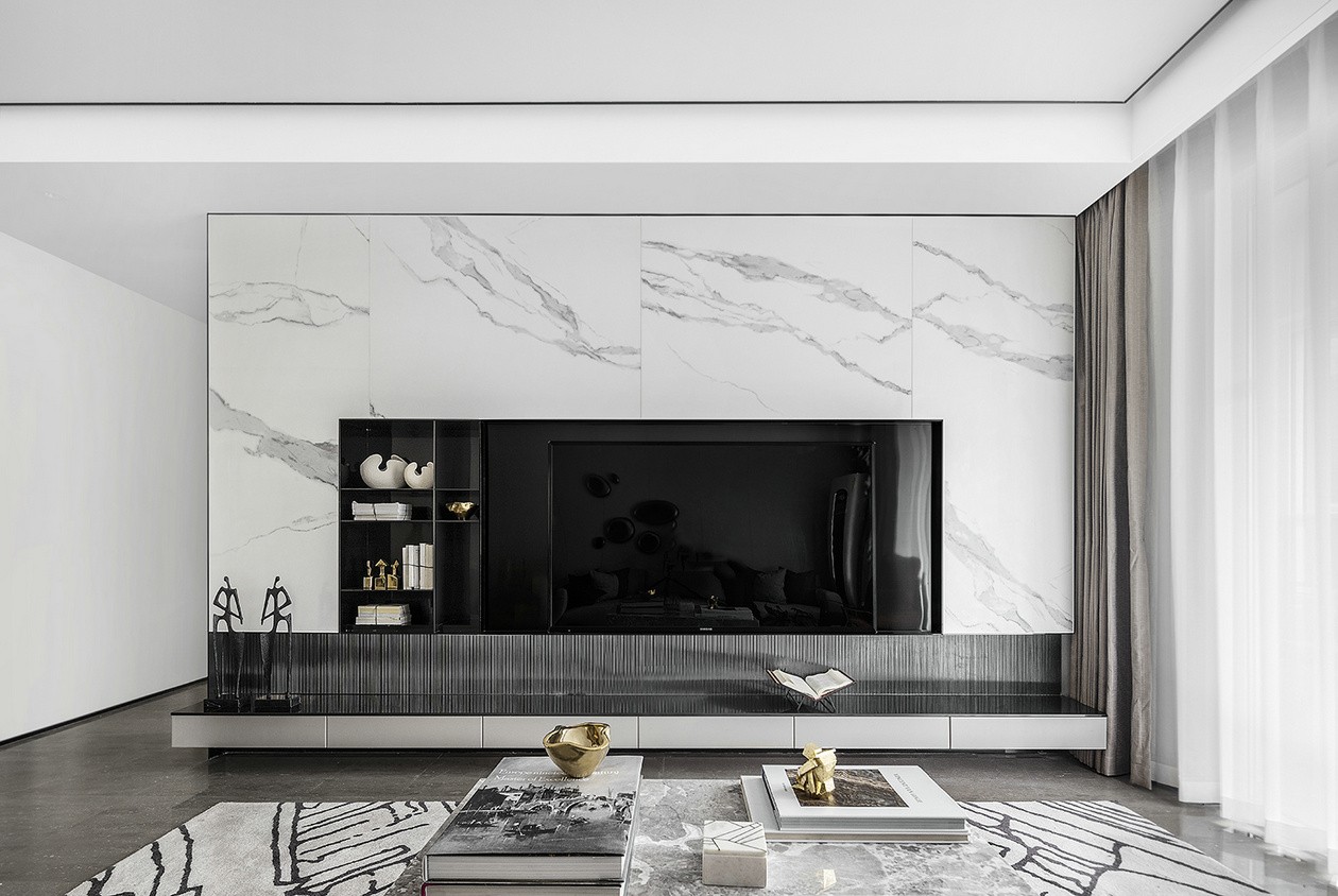 現(xiàn)代簡約風格室內家裝案例效果圖-客廳電視背景墻 現(xiàn)代簡約風格室內家裝案例效果圖-客廳電視背景墻