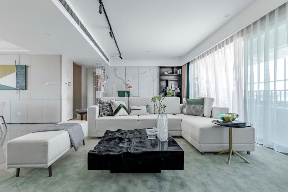 江門市白石路住宅樓輕奢風(fēng)格四居室裝修案例