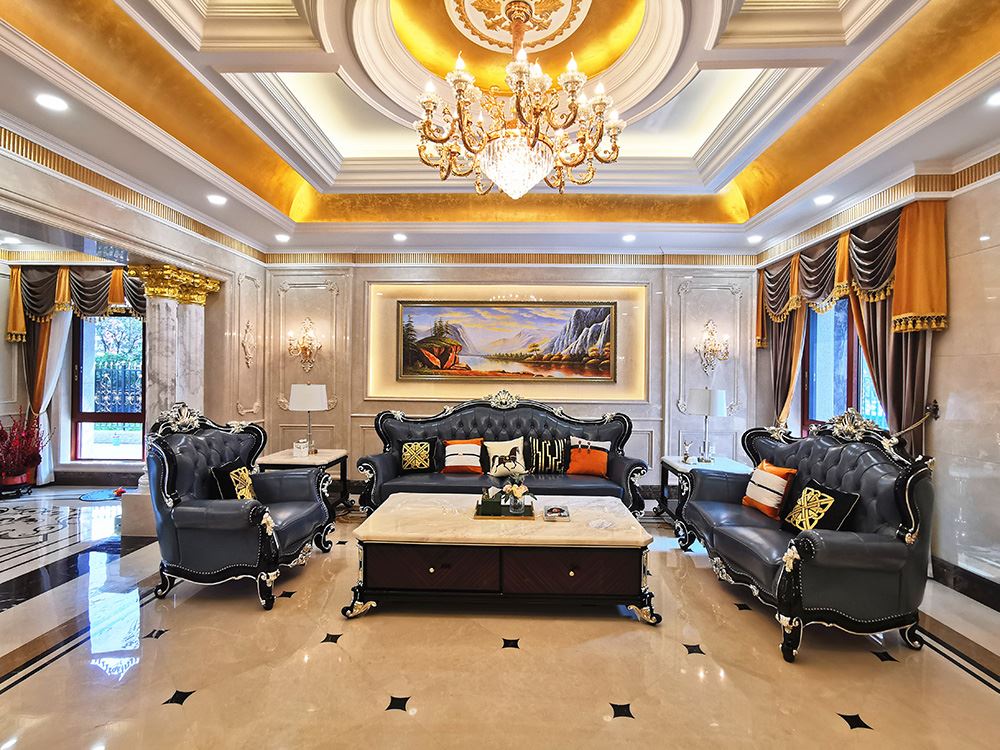 佛山市保利御江南歐式風(fēng)格別墅裝修案例