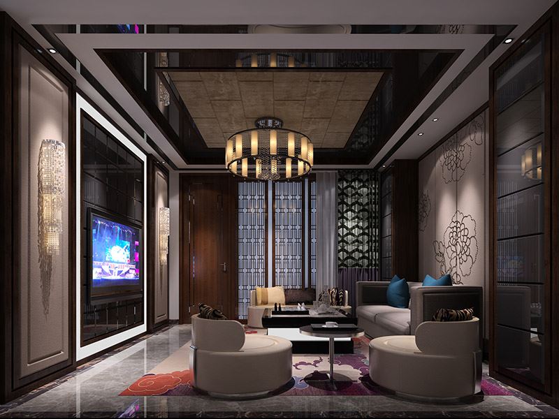 佛山市旭輝雅居樂清樾新古典風格別墅裝修案例