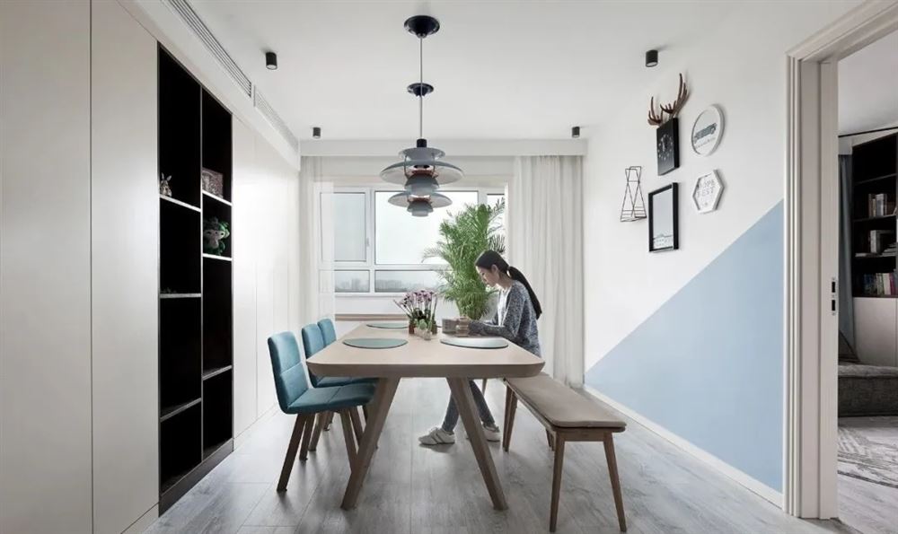 廣州市中海云麓公館北歐風(fēng)格三居室裝修案例