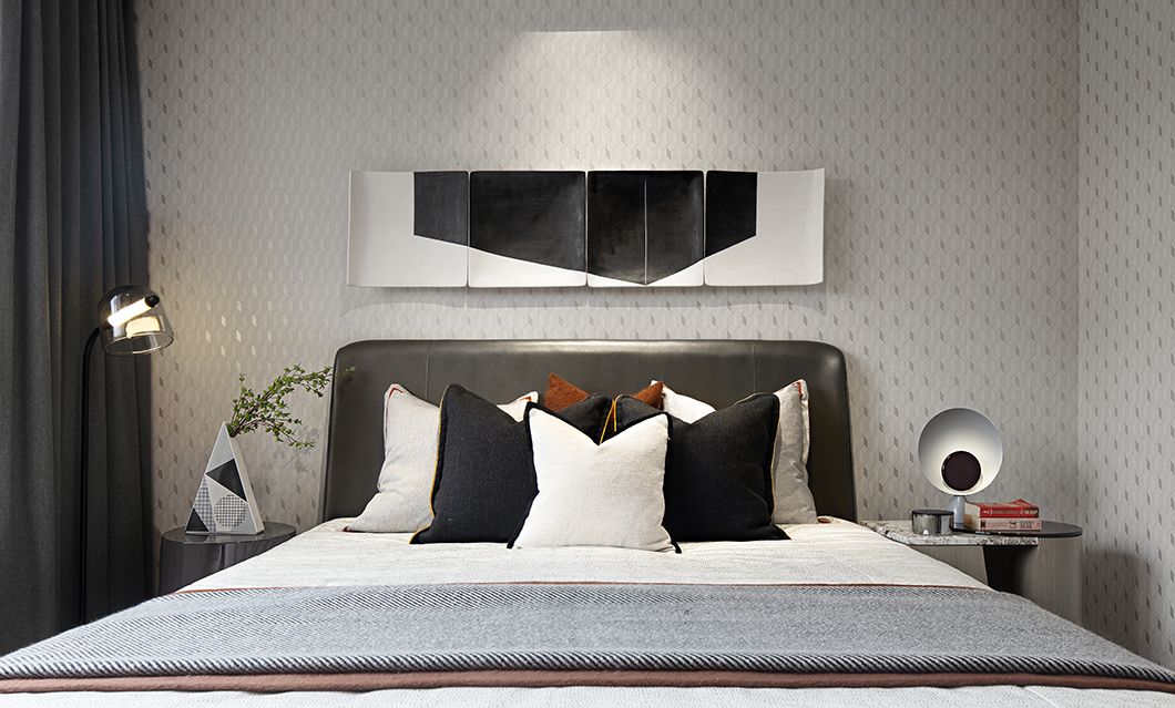 都市輕奢風格室內(nèi)裝修-臥室