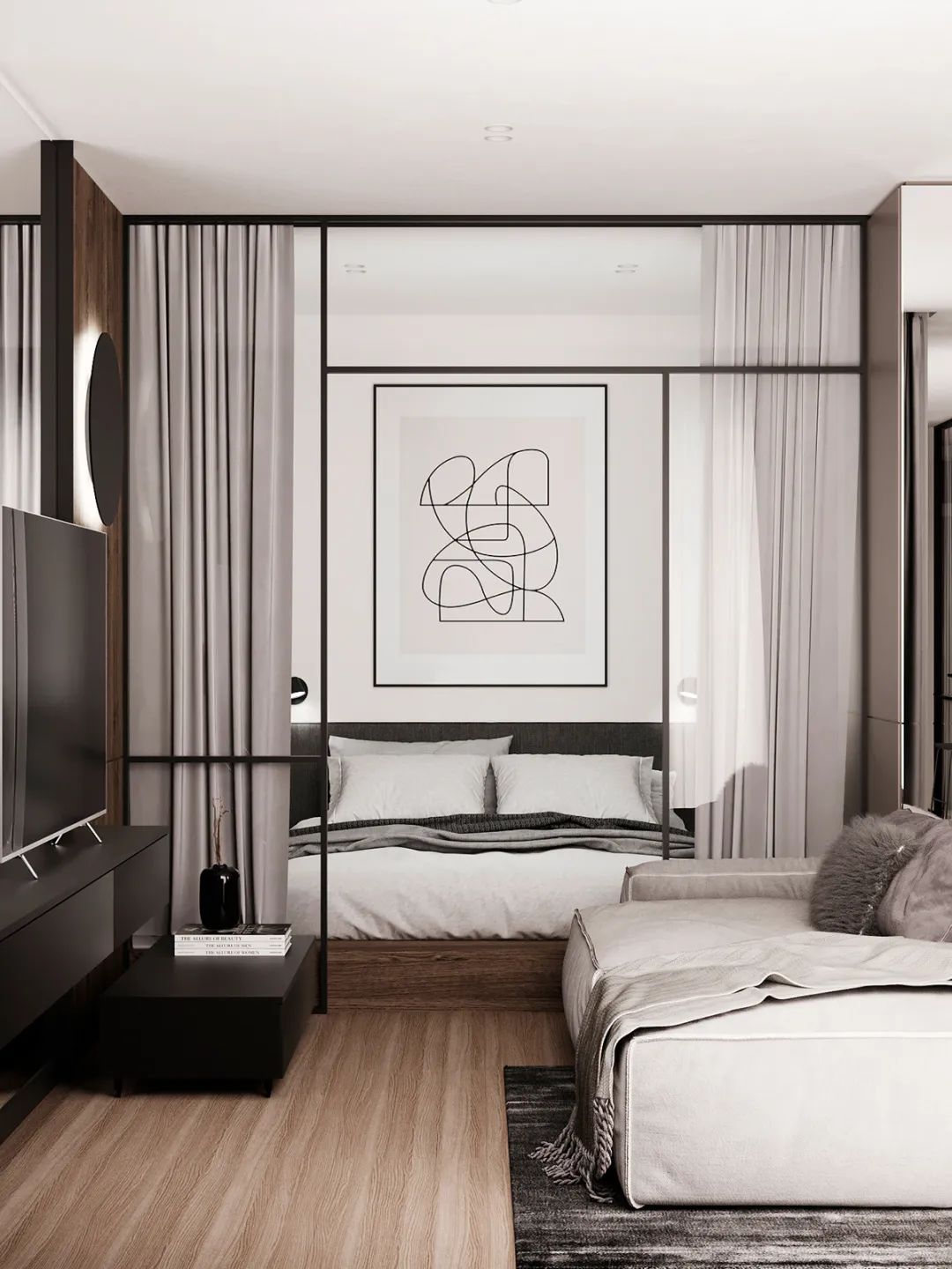 裝修案例現(xiàn)代簡約風(fēng)格室內(nèi)裝修效果圖-客廳 裝修案例現(xiàn)代簡約風(fēng)格室內(nèi)裝修效果圖-客廳