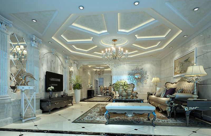 佛山市君御海城歐式風(fēng)格五居室裝修案例