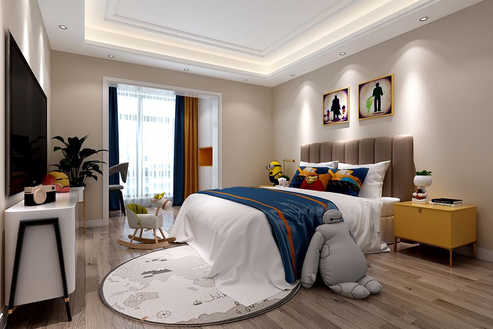 昭通市地稅局家屬房歐式風(fēng)格復(fù)式裝修案例