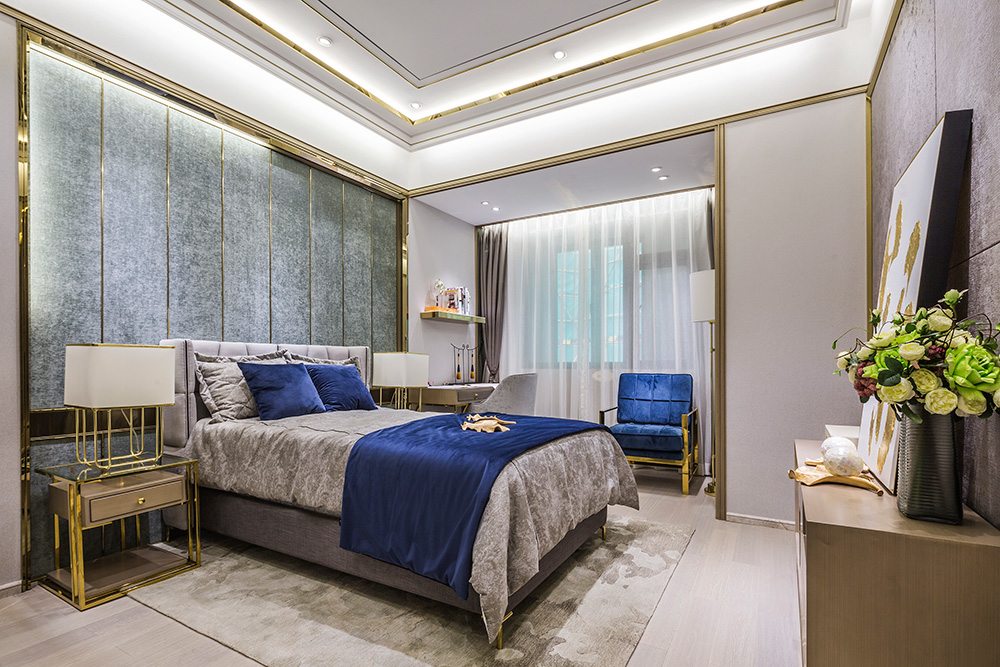 南寧鳳嶺佳園三居135平米歐式風格室內(nèi)裝修案例-臥室 南寧鳳嶺佳園三居135平米歐式風格室內(nèi)裝修案例-臥室