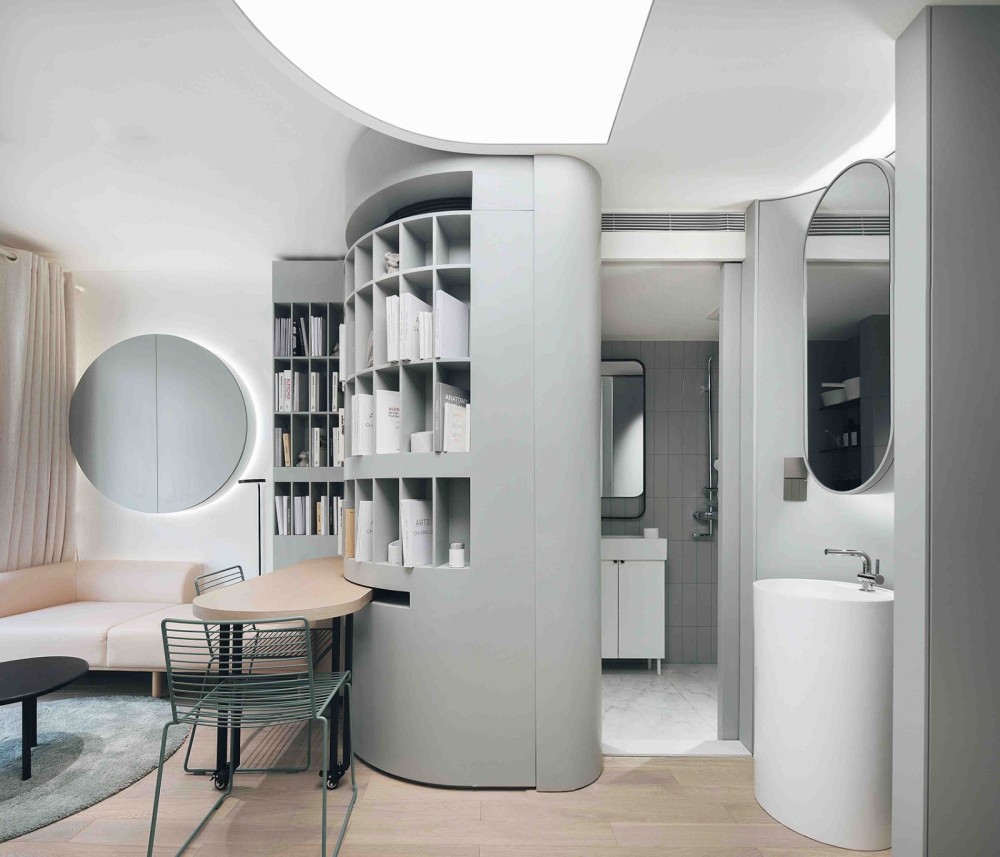 現(xiàn)代簡約風(fēng)格公寓室內(nèi)設(shè)計案例-過道 現(xiàn)代簡約風(fēng)格公寓室內(nèi)設(shè)計案例-過道