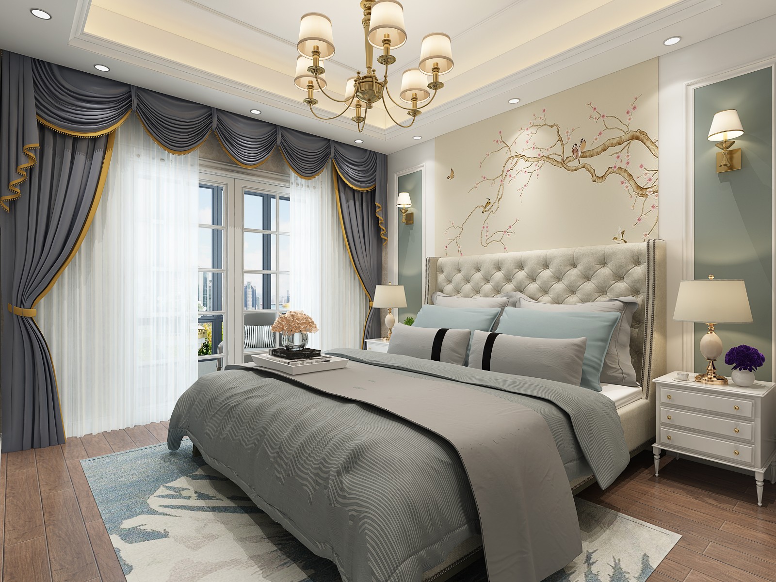 歐式奢華風(fēng)格家裝設(shè)計(jì)室內(nèi)裝修效果圖-客臥 歐式奢華風(fēng)格家裝設(shè)計(jì)室內(nèi)裝修效果圖-客臥