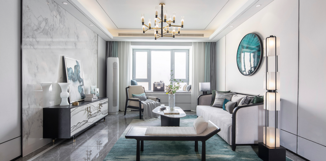 新中式風(fēng)格室內(nèi)設(shè)計(jì)家裝案例-客廳 新中式風(fēng)格室內(nèi)設(shè)計(jì)家裝案例-客廳