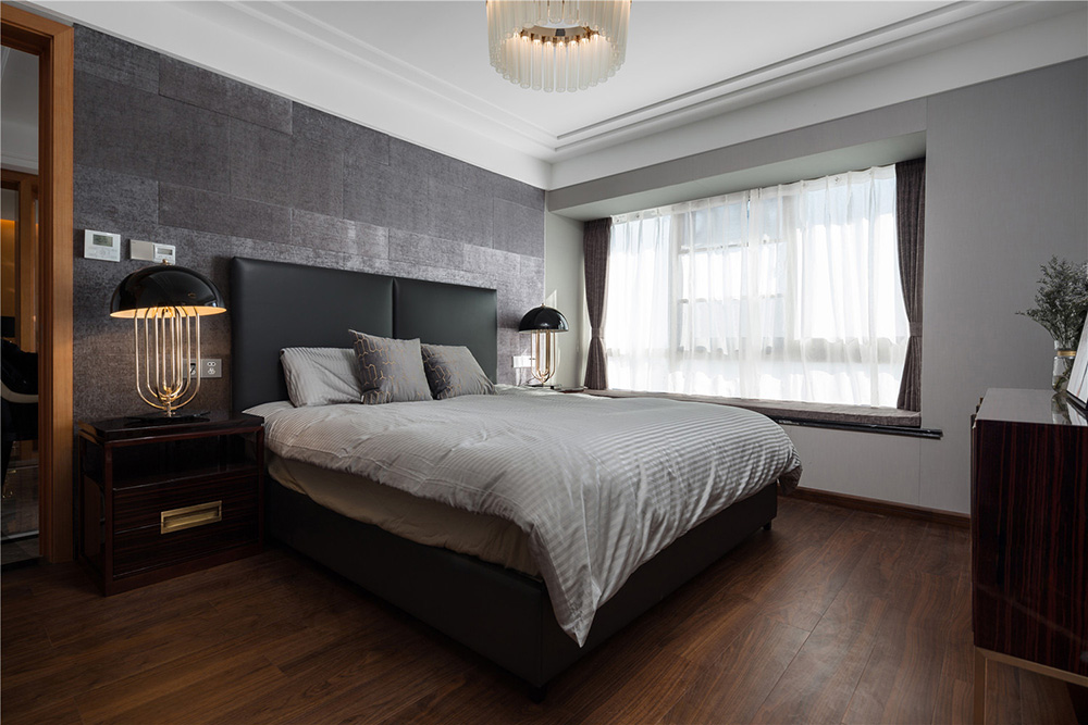 國(guó)悅九曲灣三居160平米輕奢風(fēng)格室內(nèi)裝修案例-臥室 國(guó)悅九曲灣三居160平米輕奢風(fēng)格室內(nèi)裝修案例-臥室
