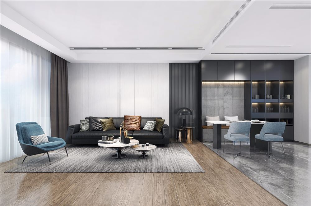 廣州市龍光峰景華庭現(xiàn)代簡(jiǎn)約風(fēng)格三居室裝修案例